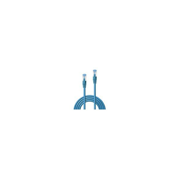 LINDY-Cat.6A-S/FTP-PIMF-LSOH-Blue-0.5m-Patch-Cable