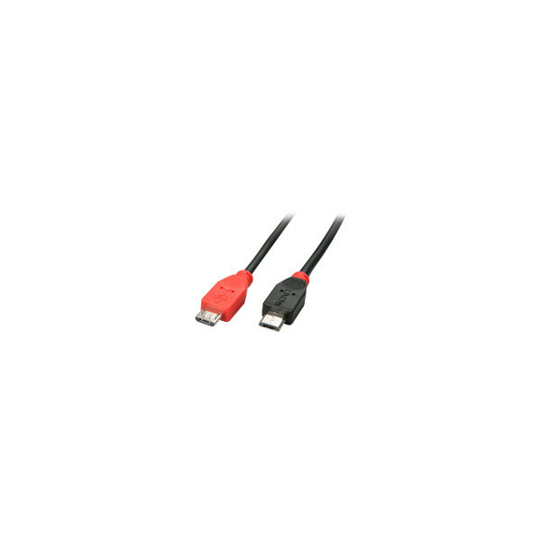 LINDY-USB-2.0-Cable-Type-Micro-B/Micro-B-OTG-2m-Micro-B-plug-to-Micro-B-plug