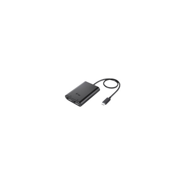 I-TEC-USB-C-to-Dual-DisplayPort-VideoAdapter-2xDisplayPort-4K-Ultra-HD-compatible-with-Thunderbolt-3