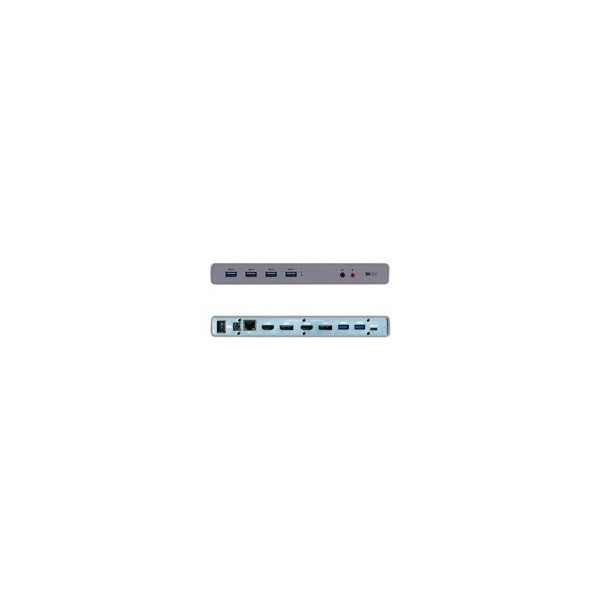 I-TEC-USB-3.0/USB-C-Dualdock-1x5K-2x4K-60Hz-2xHDMI-2xDP-1xGLAN-6xUSB-3.0-1xAudio/Mic-Jack-Kensington-compatible-wi