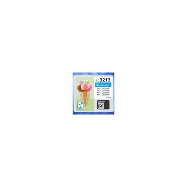 BROTHER-LC3213C-High-capacity-400-page-cyan-ink-cartridge