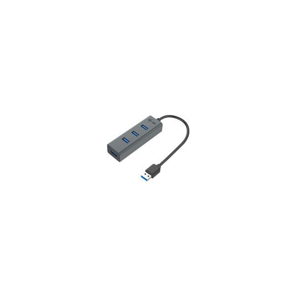 I-TEC-USB-3.0-Metal-HUB-4-port-without-power-adapter-ideal-for-Notebook-Ultrabook-Tablet-PC-supports-Win-und-Mac-OS
