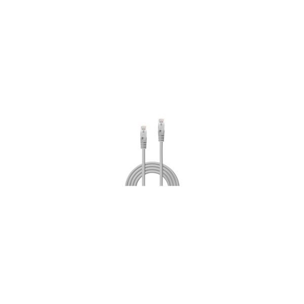 LINDY-2m-Cat.5e-F/UTP-Patch-Cable-Grey-10/100/1000Base-T-Gigabit-compatible-shielded