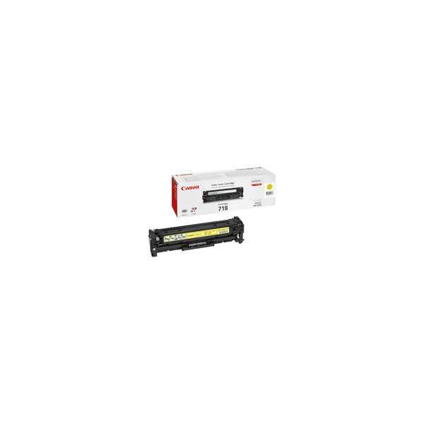 CANON-718-cartouche-de-toner-jaune-capacitï¿½-standard-2.900-pages-pack-de-1