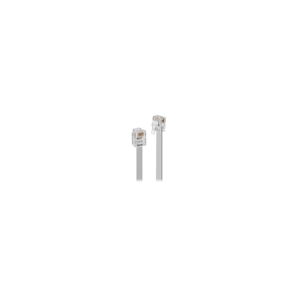 LINDY-RJ-11-Cable-silver-Pin-Connection-15m