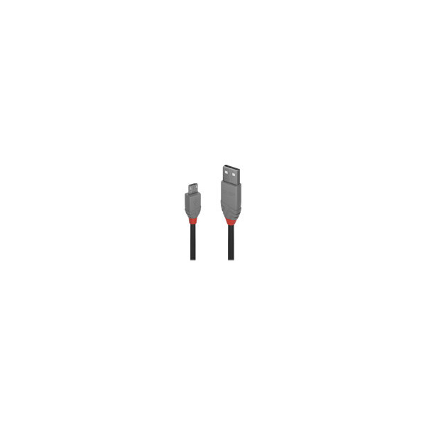 LINDY-Cï¿½ble-USB-2.0-type-A-vers-Micro-B-Anthra-Line-3m