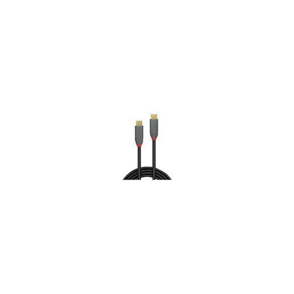LINDY-Cï¿½ble-USB-3.1-type-C-C-5A-Anthra-Line-0.5m