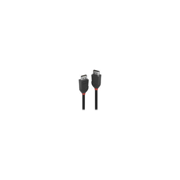 LINDY-3m-DisplayPort-1.2-Cable-Black-Line