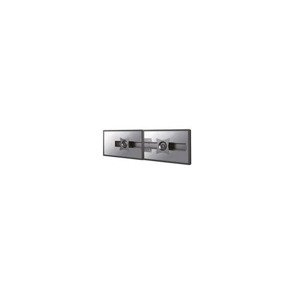 NEOMOUNTS-FPMA-CB200BLACK-Single-to-Dual-Monitor-Mount-Adapter-10-27p-Full-motion-Tilt-Swivel-Pivot-VESA100x100