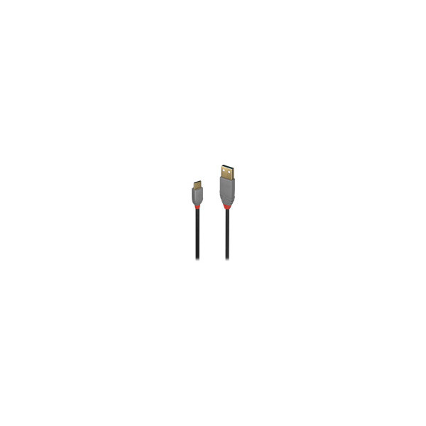 LINDY-Cï¿½ble-USB-2.0-Type-A-vers-C-Anthra-Line-1m
