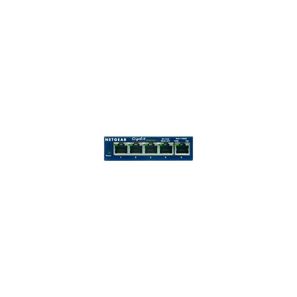 NETGEAR-SWITCH-5-PORTS-10/100/1000-MBPS-NON-RACKABLE---NON-MANAGEABLE-BOITIER-METAL