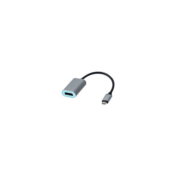 I-TEC-USB-C-to-Display-Port-Metal-Adapter-1xDP-4K-60Hz-Ultra-HD-compatible-with-Thunderbolt-3