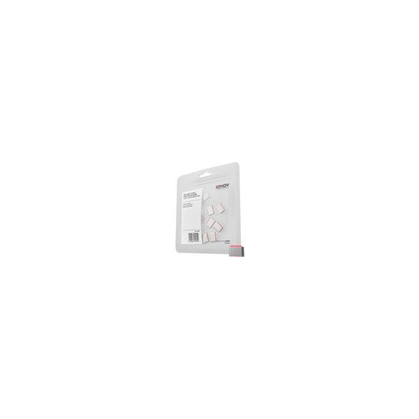 LINDY-USB-Type-C-Port-Blockers-Pack-of-10-Red