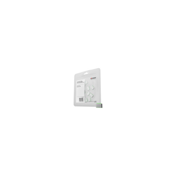 LINDY-Verrou-de-port-USB-type-C-vert-10pcs