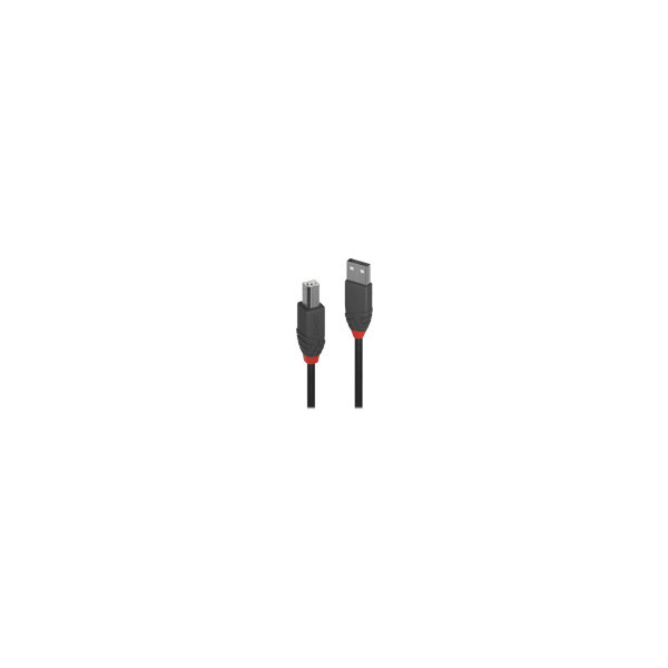 LINDY-Cï¿½ble-USB-2.0-type-A-vers-B-Anthra-Line-0.5m