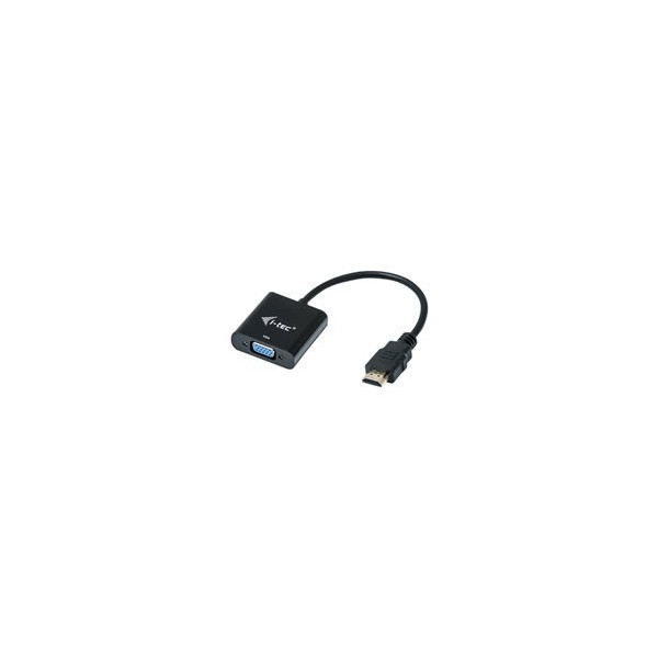 I-TEC-Adapter-HDMI-to-VGA-resolution-Full-HD-1920x1080/60Hz-Cable-15cm-gilded-HDMI-connector