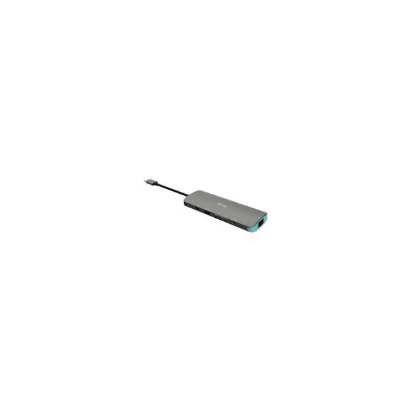 I-TEC-USB-C-Metal-Nano-Docking-Station-1xHDMI4K-1xSD-Cardreader-1xmicroSD-reader-1xGLAN-3xUSB-3.0-Port-1xUSB-C-San
