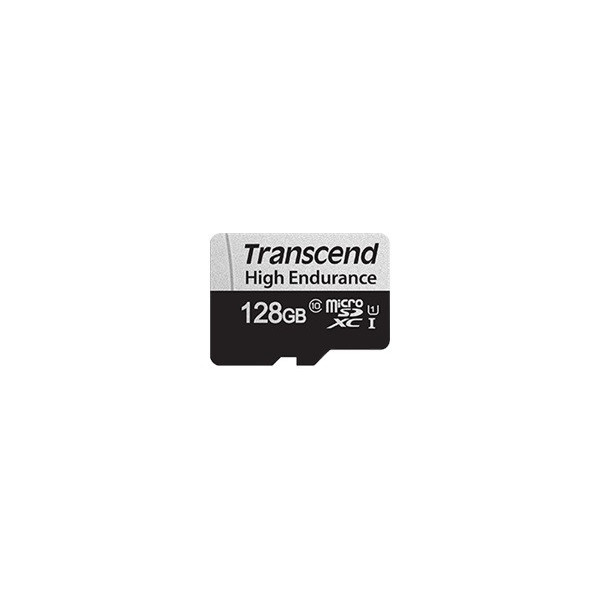 TRANSCEND-128Go-microSD-avec-adaptateur-SD-U1-pour-les-Dashcams-/-camï¿½ras-de-sï¿½curitï¿½-/-systï¿½mes-de-sï¿½curitï¿½