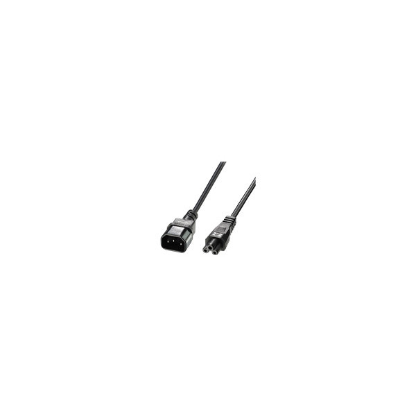 LINDY-IEC-C14-to-C5-Ext-Cable-IEC-C14-to-C5-Cloverleaf-5m