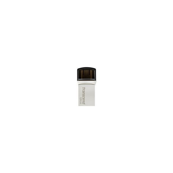 TRANSCEND-128Go-Clï¿½-USB3.1-Gen-1--On-TheGo---Type-A-et-C---Argentï¿½e