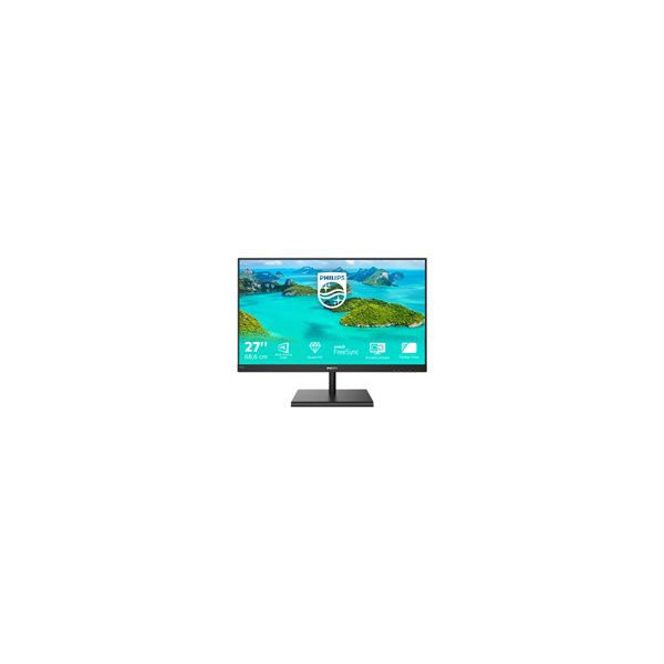 PHILIPS-275E1S/00-27inch-2560x1440-IPS-4ms-GtG-75-Hz-Freesync-DP/HDMI/VGA-VESA-NARROW-BEZEL-Ultra-Wide-Color-Technology