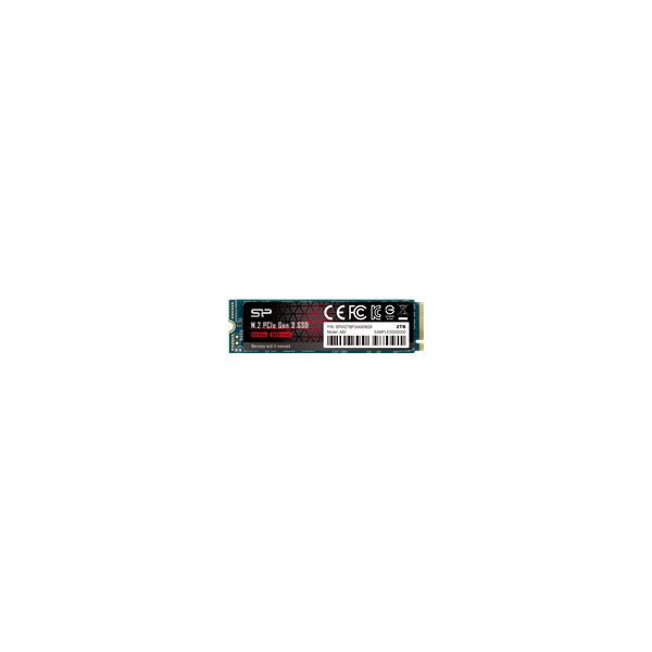 SILICON-POWER-SSD-P34A80-2To-M.2-PCIe-Gen3-x4-NVMe-3400/3000-Mo/s
