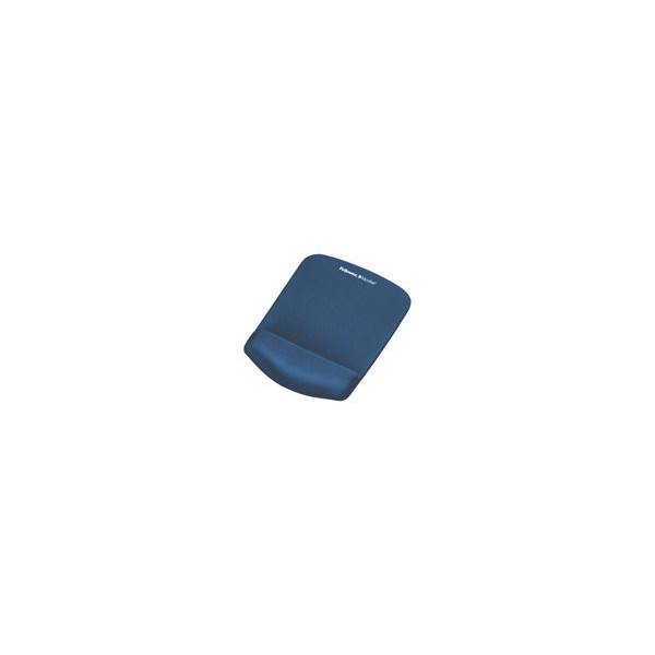 FELLOWES-Tapis-de-souris---Repose-poignet-PlushTouchï¿½---Bleu---Antibactï¿½rien