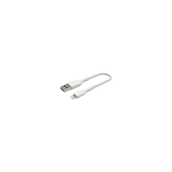BELKIN-Cï¿½ble-tressï¿½-Lightning-USBA-0.15m