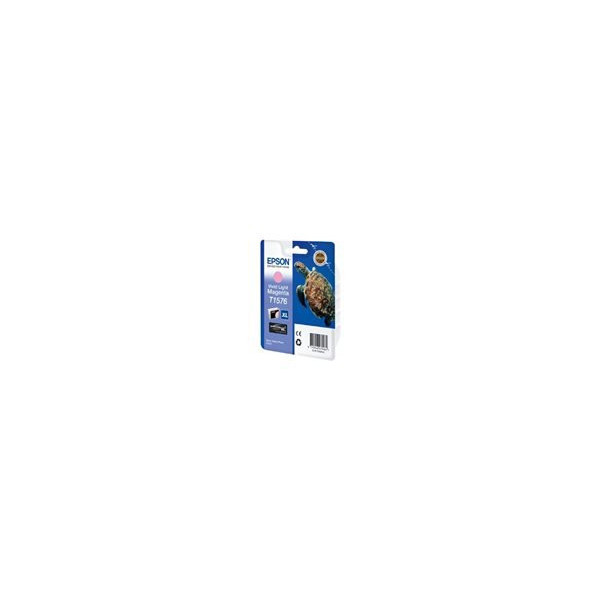 EPSON-T1576-cartouche-de-encre-magenta-vif-clair-capacitï¿½-standard-1-pack-blister-sans-alarme