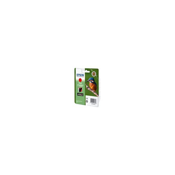 EPSON-T1597-cartouche-d-encre-rouge-capacitï¿½-standard-1-pack-blister-sans-alarme-Stylus-Photo-R2000