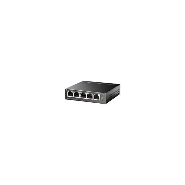 TP-LINK-TL-SF1005LP-5-Port-10/100-Mbps-Desktop-Steel-Case-Switch-with-4-Port-PoE-41W-PoE-budget