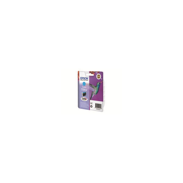 EPSON-T0802-cartouche-d-encre-cyan-capacitï¿½-standard-7.4ml-935-pages-1-pack-blister-sans-alarme