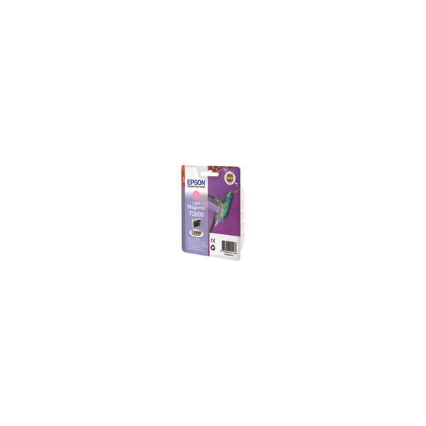 EPSON-T0806-cartouche-d-encre-magenta-clair-capacitï¿½-standard-7.4ml-685-pages-1-pack-blister-sans-alarme