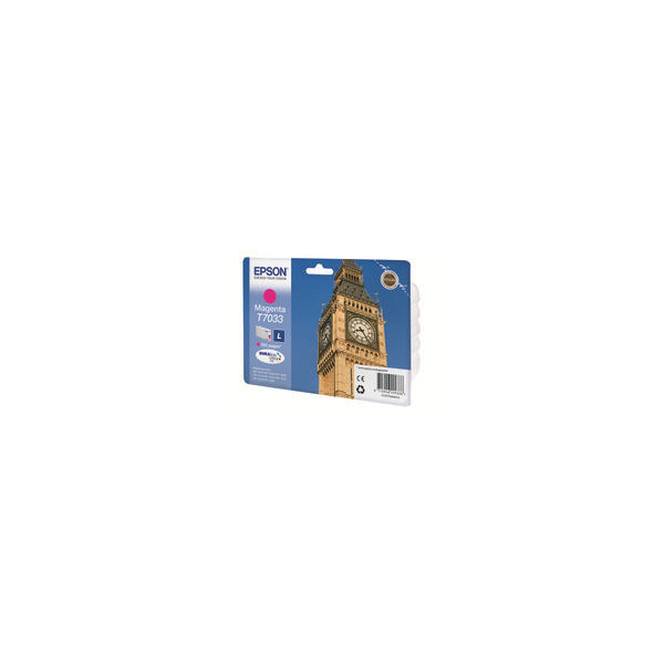 EPSON-T7033-cartouche-de-encre-magenta-capacitï¿½-standard-9.6ml-800-pages-1-pack-blister-sans-alarme