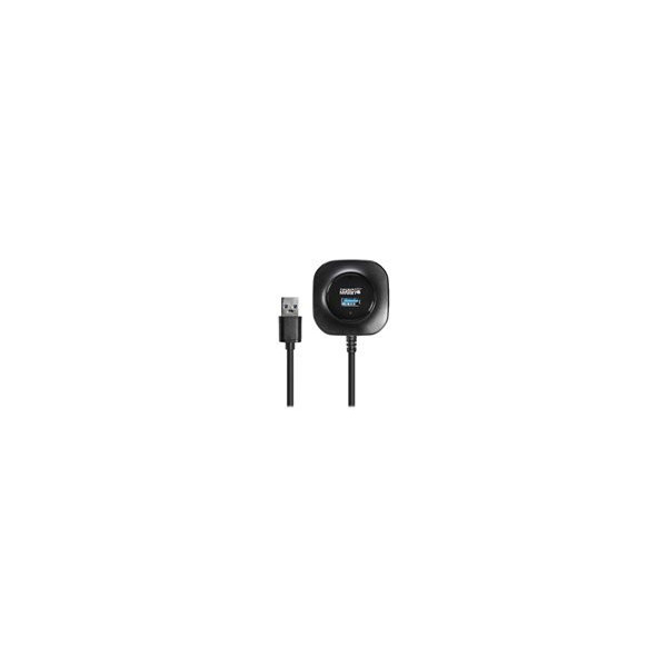 URBAN-FACTORY-MINEE:-4-Port-Usb-3.0-Hub-Black
