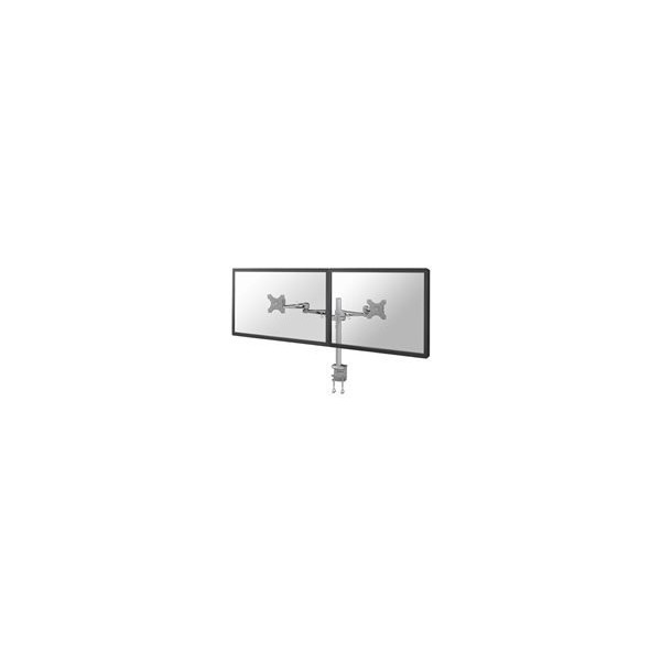 NEOMOUNTS-DeskMount-2x10-26p-12kg-Clamp-Black