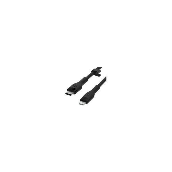 BELKIN-Cï¿½ble-USB-C-vers-Lightning-Silicon-2m-Noir