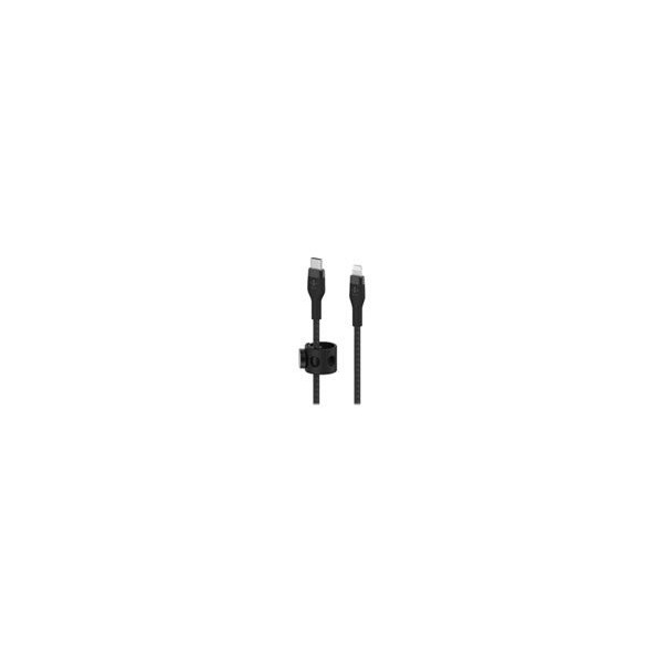 BELKIN-Cï¿½ble-USB-C-vers-Lightning-Silicon-1m-Noir