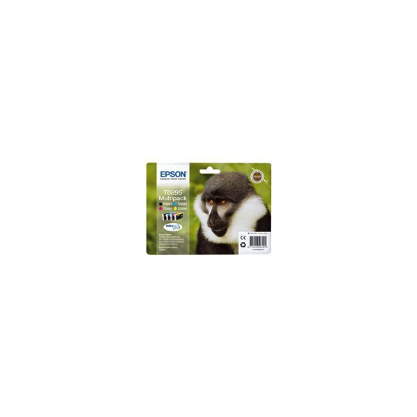 EPSON-T0895-cartouche-d-encre-noir-et-tricolore-capacitï¿½-standard-16.3ml-1-pack-blister-sans-alarme